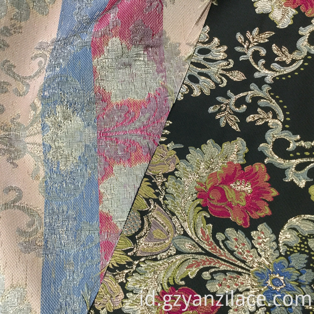 Colorful Brocade Fabric